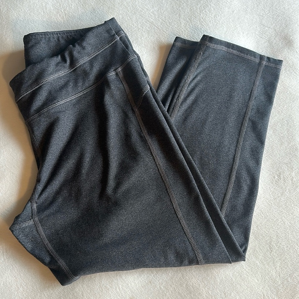 C9 by Champion Charcoal Gray Cropped Workout Leggings Size Large